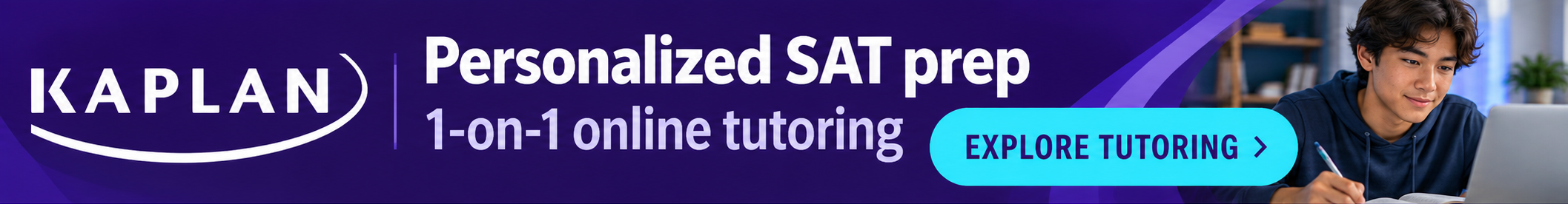 Kaplan Personalized SAT Prep - 1-on-1 Online Tutoring