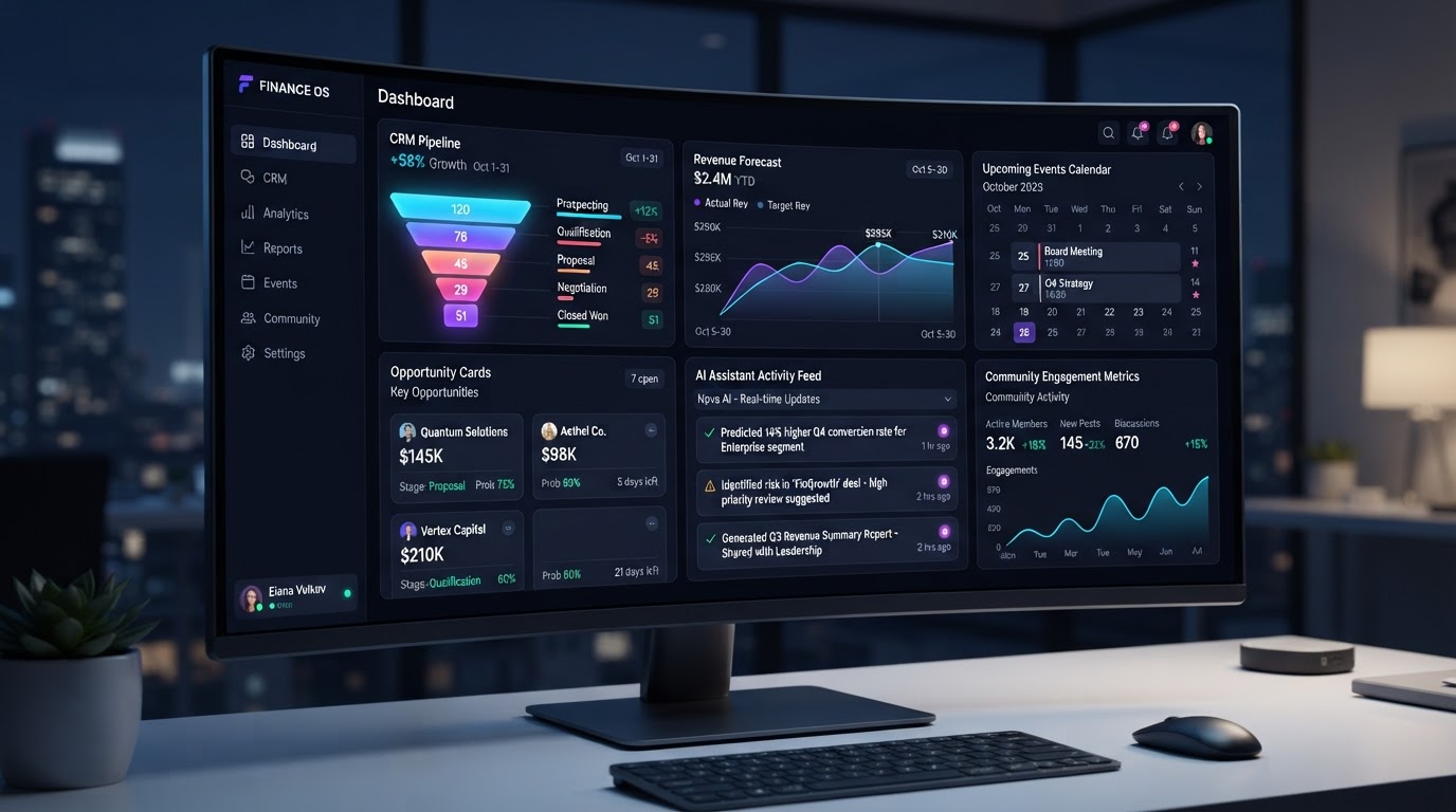 HawkEye fintech growth platform dashboard preview