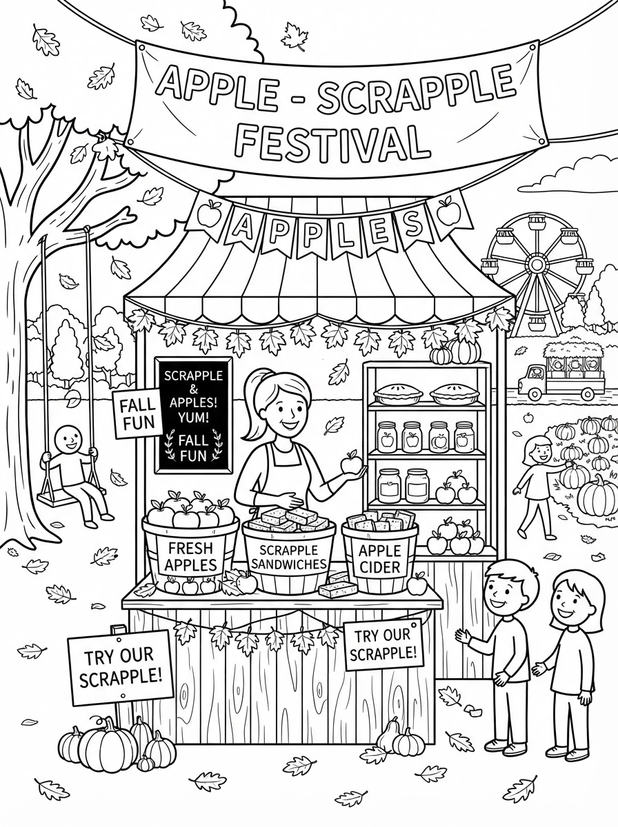 Apple-Scrapple Festival Booth