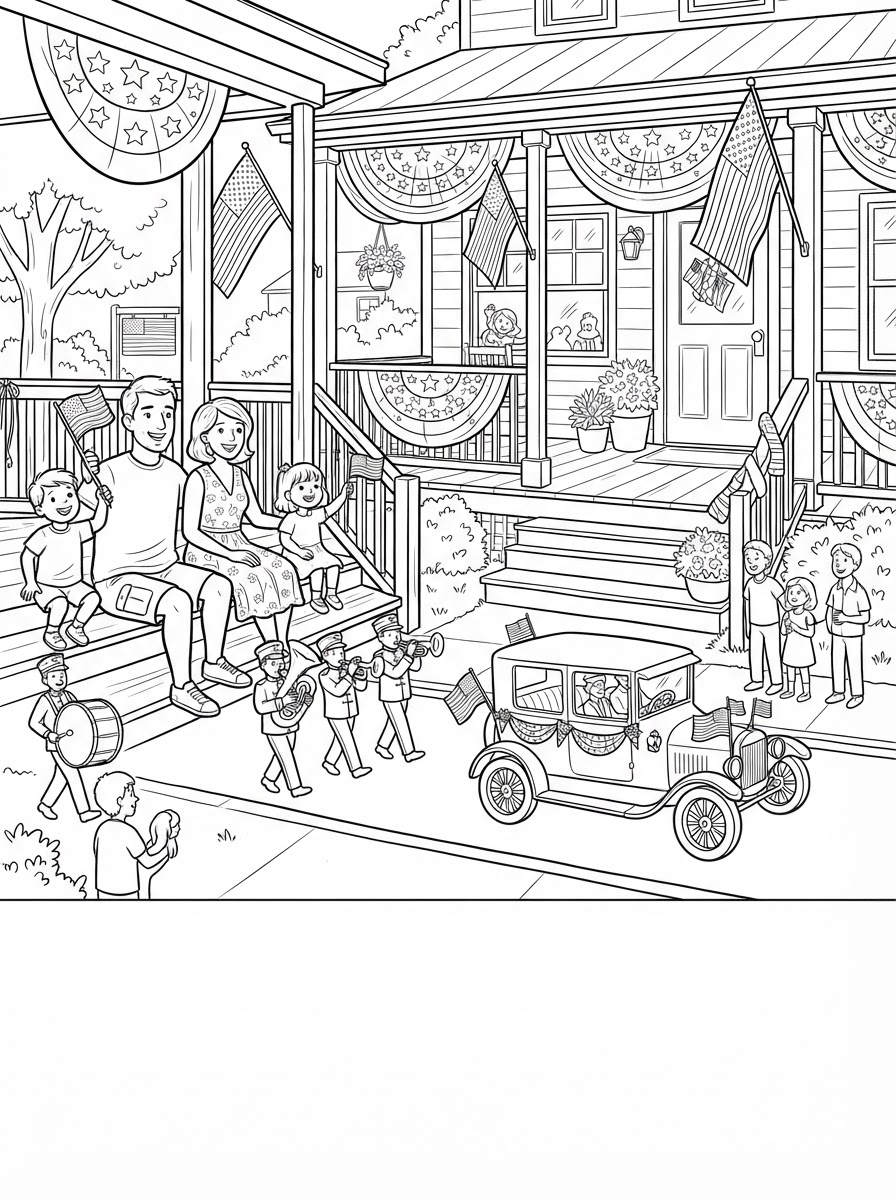 Fourth of July Parade Home