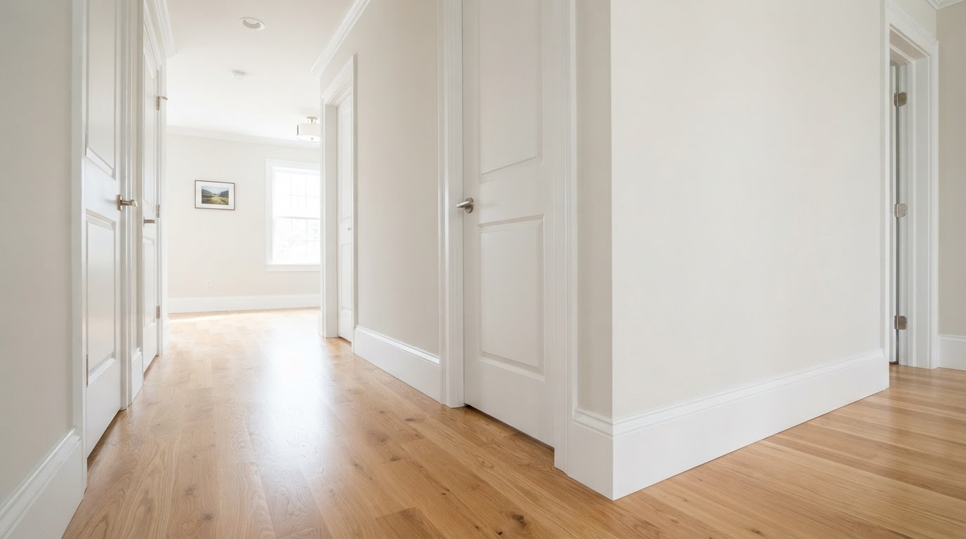 Trim, Baseboard & Molding Painting in Northern Virginia home