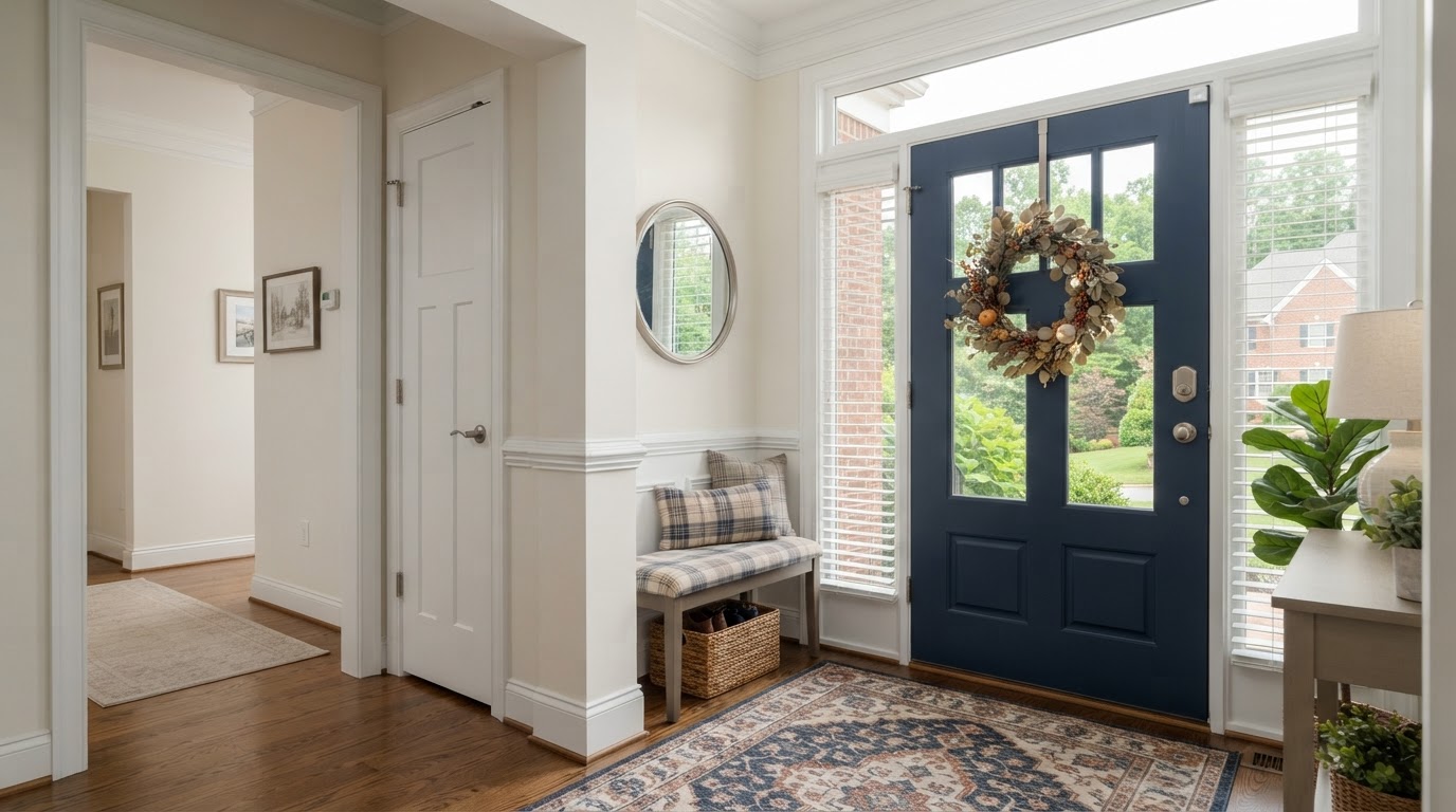 Interior & Exterior Door Painting in Northern Virginia home