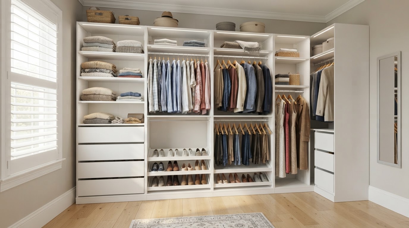Custom Closet Organizer Systems in Northern Virginia home