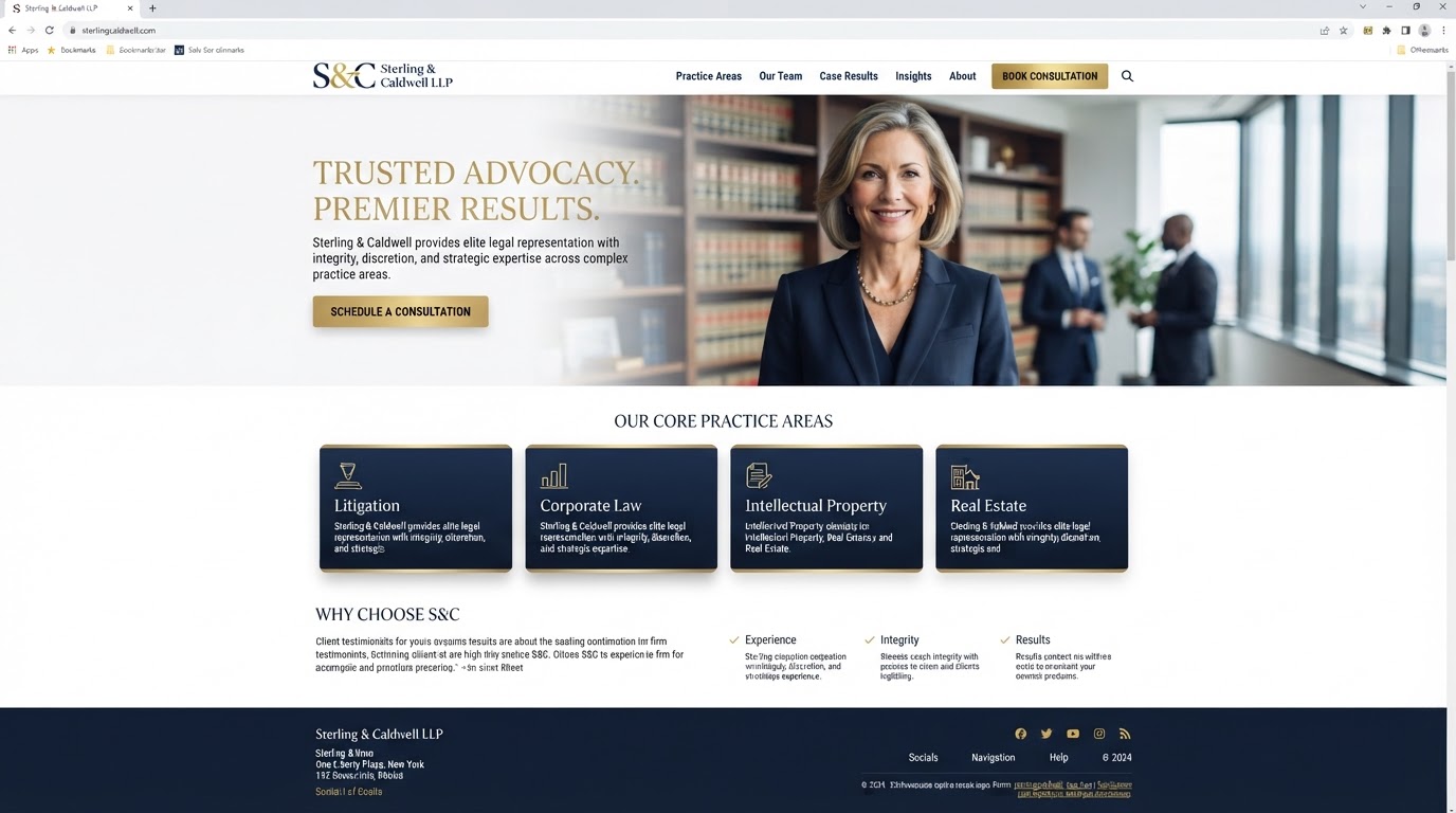 Hartwell Law Group — Law Firm website by Webit