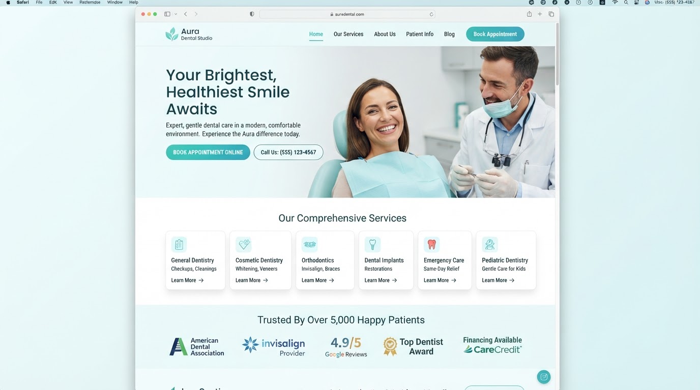 Bright Smile Dental — Dental Clinic website by Webit