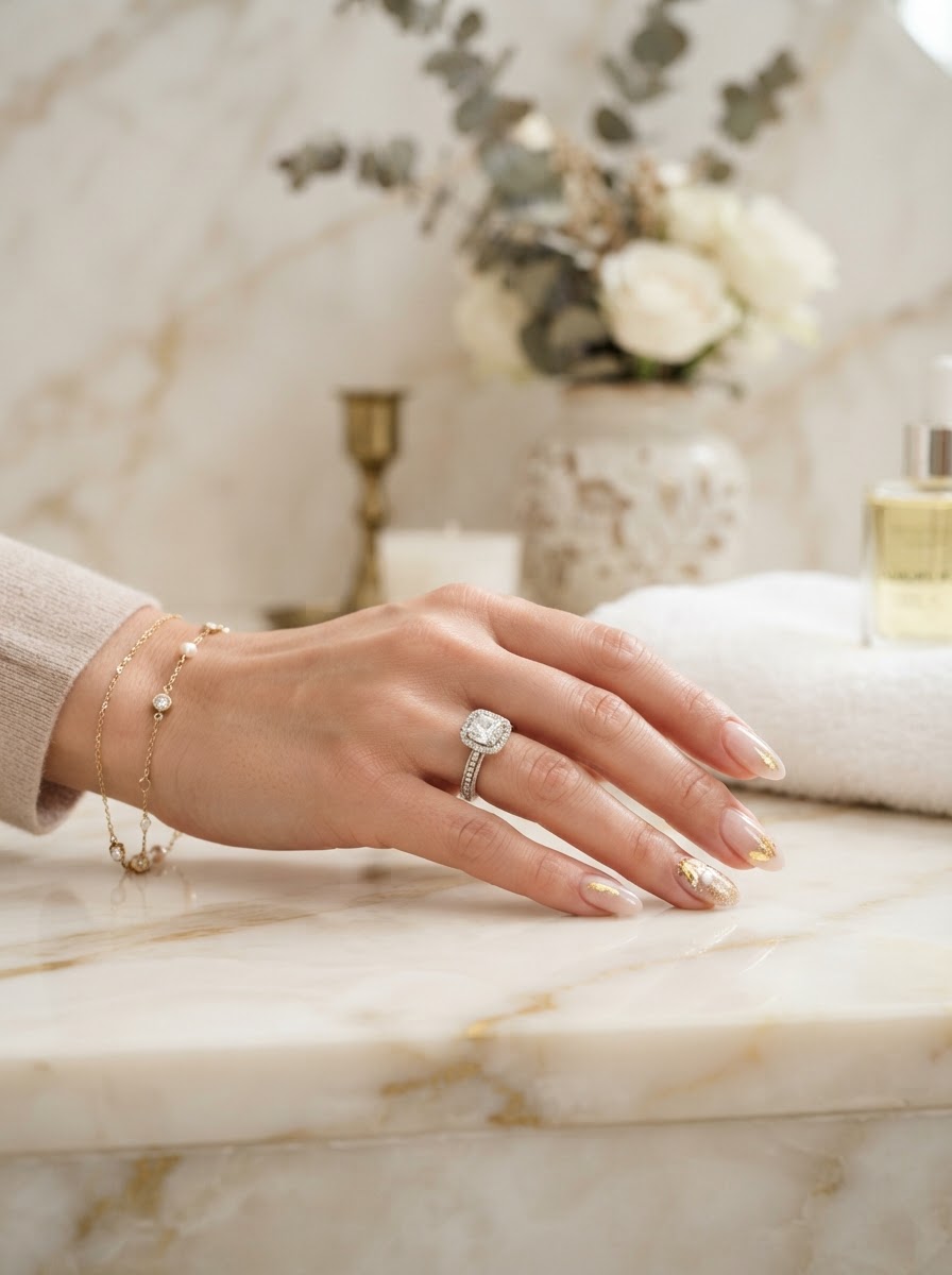 Glamorous manicure