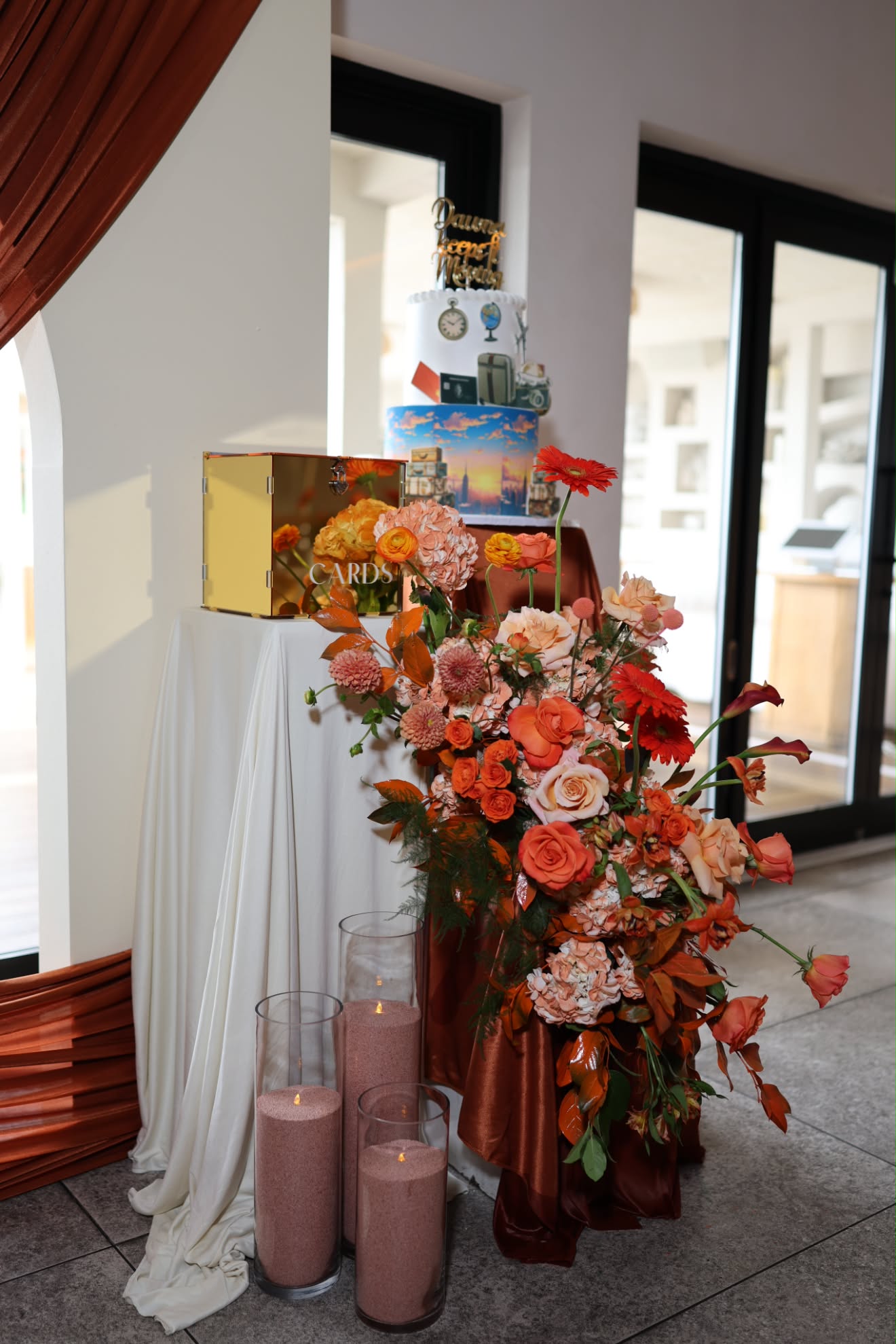 Remember The Night — Dawna's 65th Retirement Cake & Florals