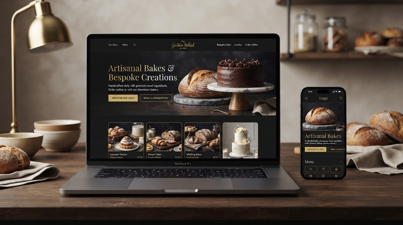 Saffron & Smoke website design