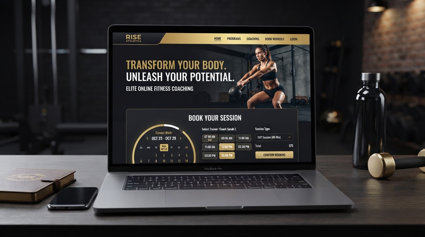 Forge Fitness website design