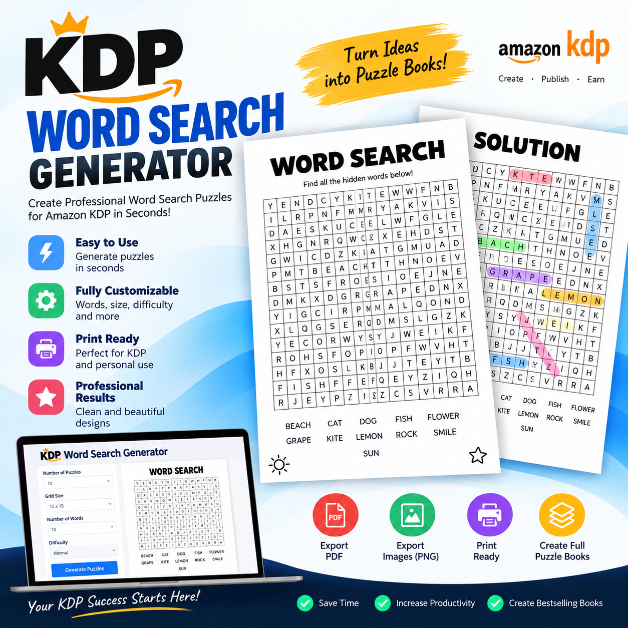 اشتراك مدى الحياة بأداة توليد Word Search غير محدودة