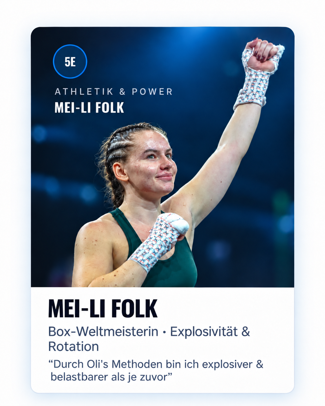 Mei-Li Folk – Box-Weltmeisterin – Explosivität & Rotation