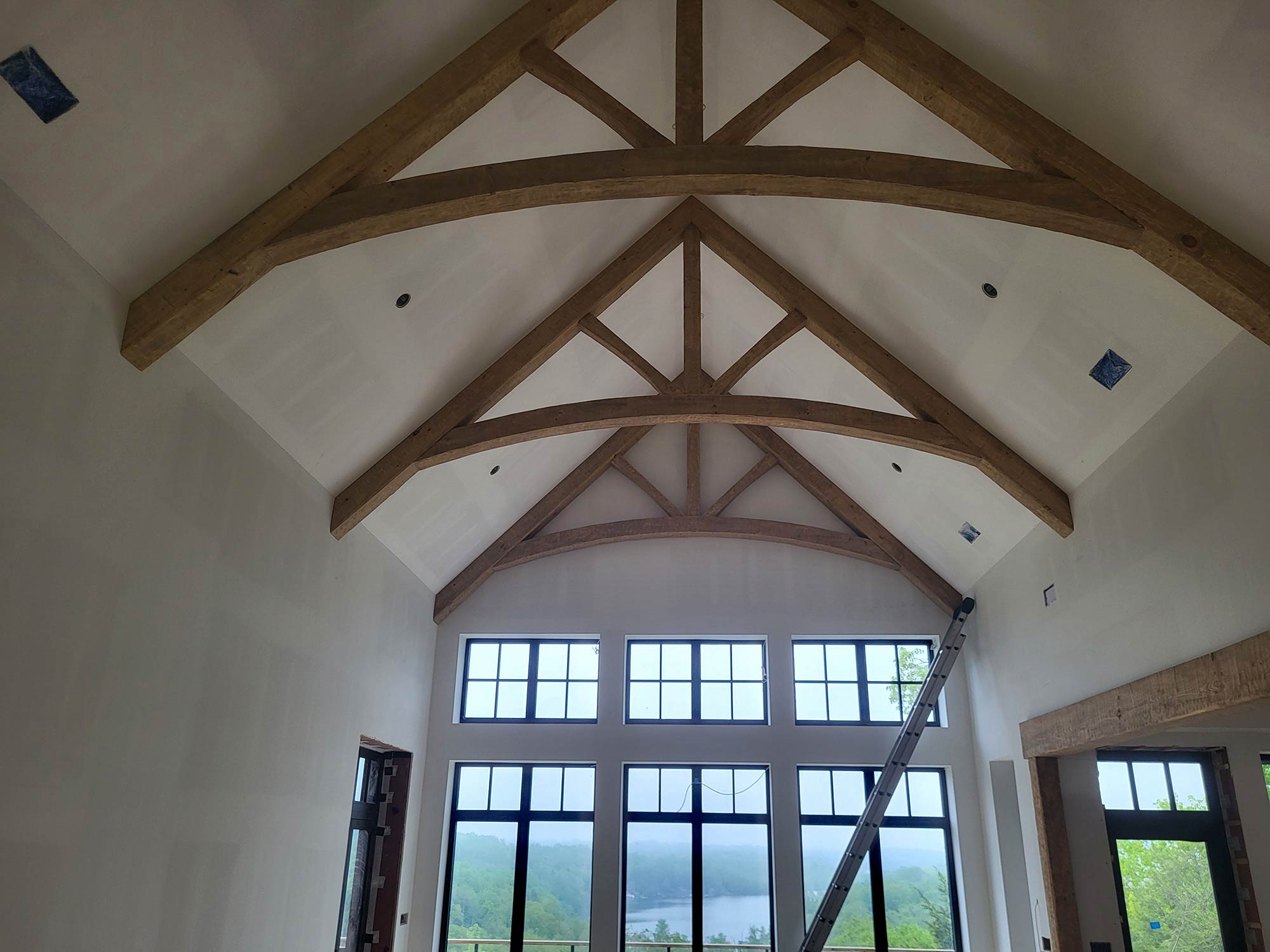 Barn beam installation example 2