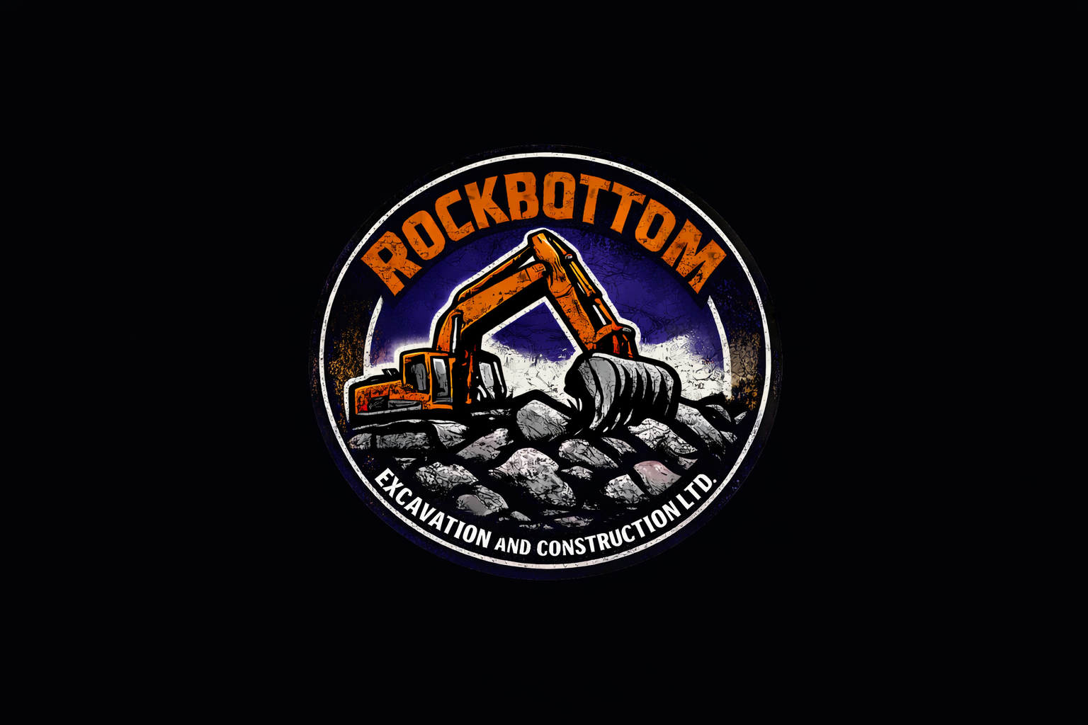 RockBottom Excavation Emblem