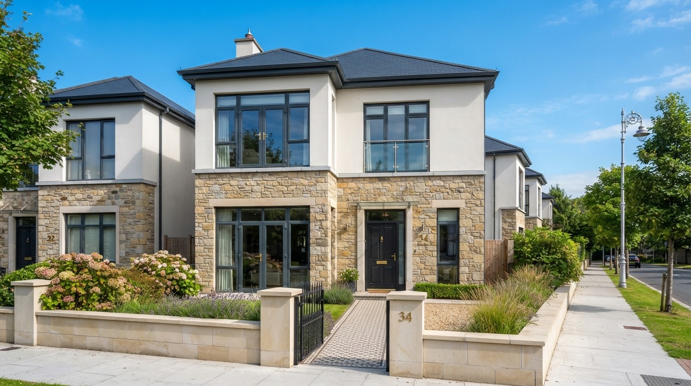 Modern Irish townhouse built by Breen Construction in Co. Cork