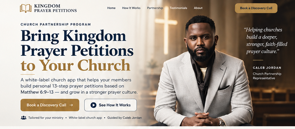 Bring Kingdom Prayer Petitions to Your Church — Guided by Caleb Jordan, Church Partnership Representative