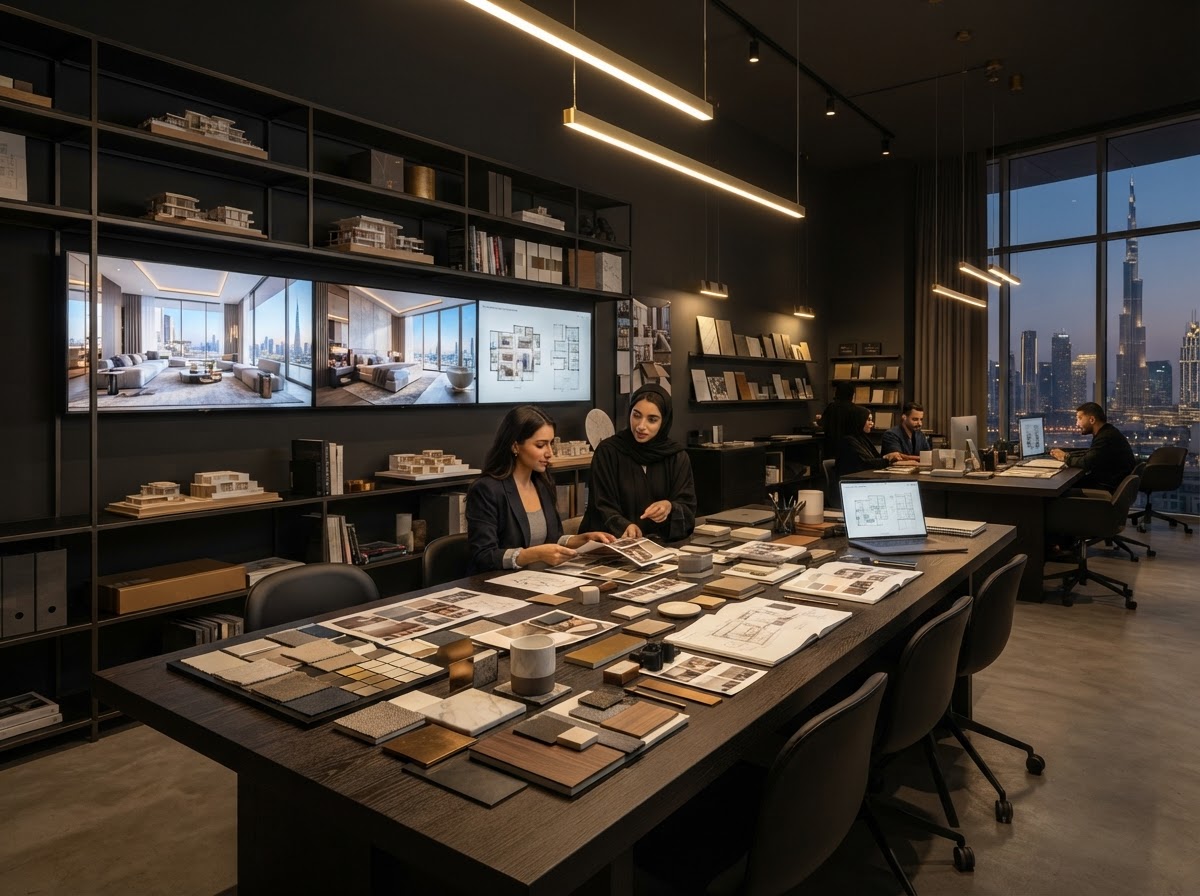 Interior Design & 3D Visualisation by Falcon Interior in Dubai