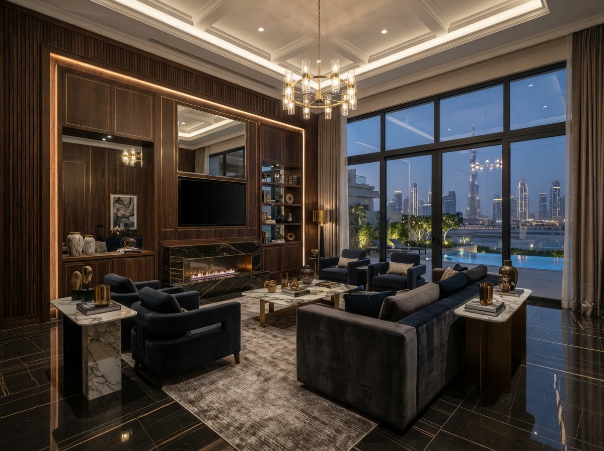 Luxury Villa & Residential Interiors by Falcon Interior in Dubai
