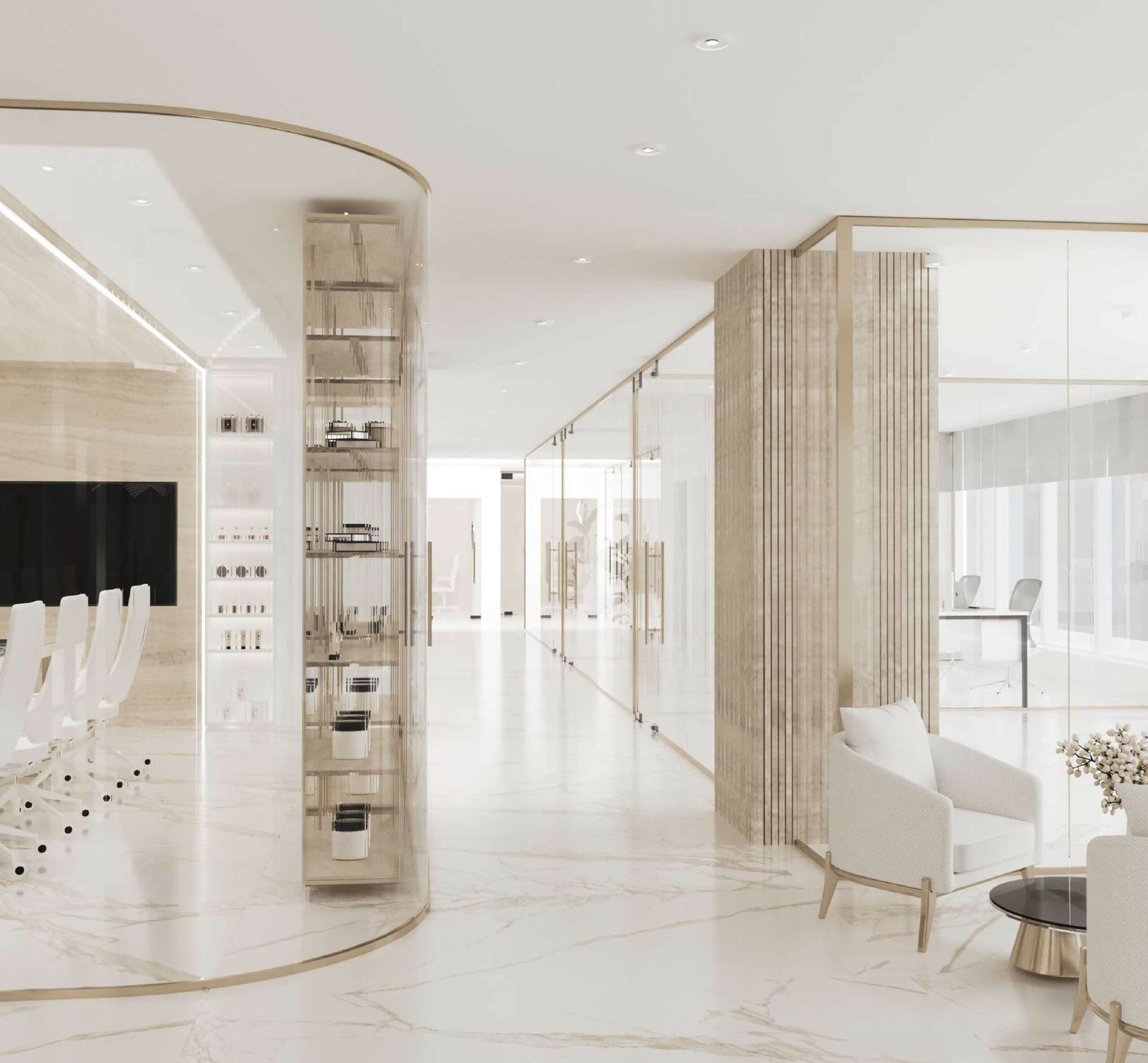 KNA Trading Corporate Office Fit-Out interior detail