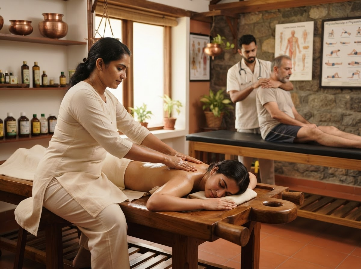 Integrated Ayurvedic therapy and physiotherapy treatment
