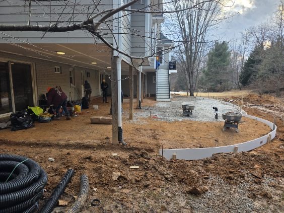 Backyard Excavation & Aggregate Sub-base Compaction