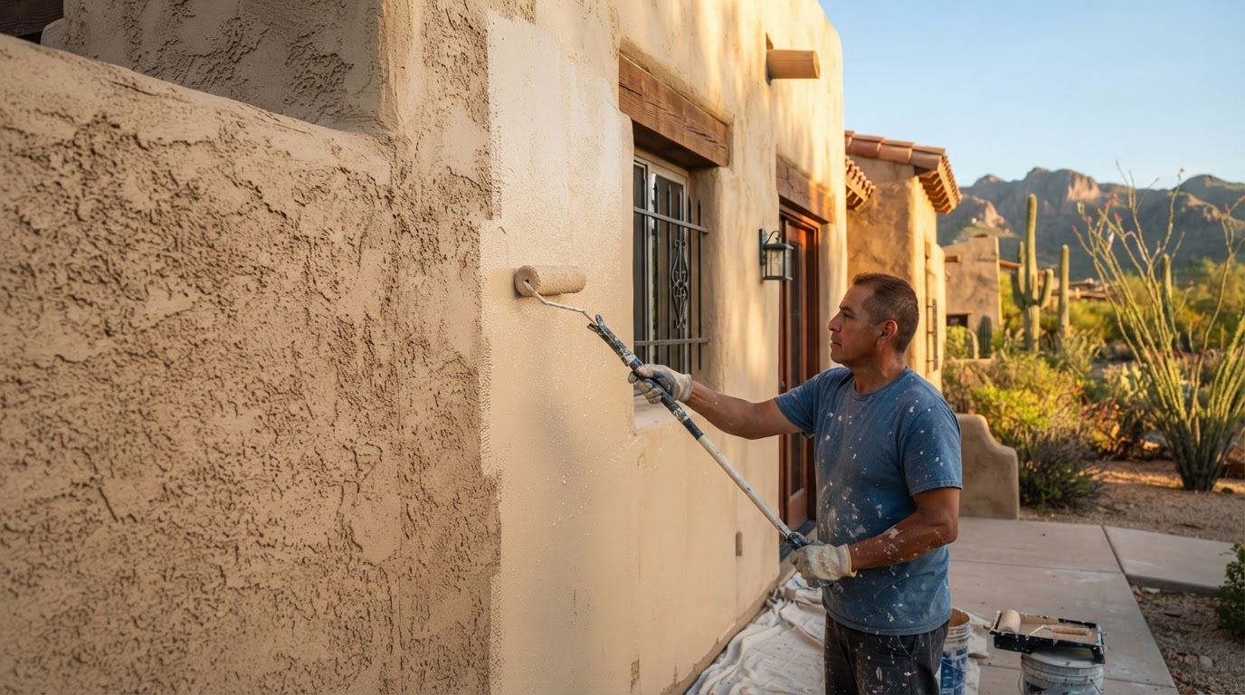 Stucco Painting: Preparation and Product Selection