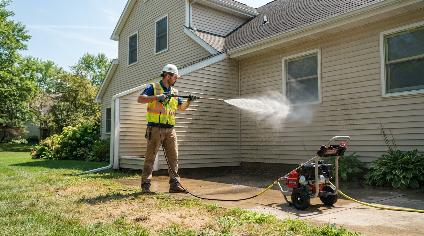 The Role of Pressure Washing Before Exterior Painting