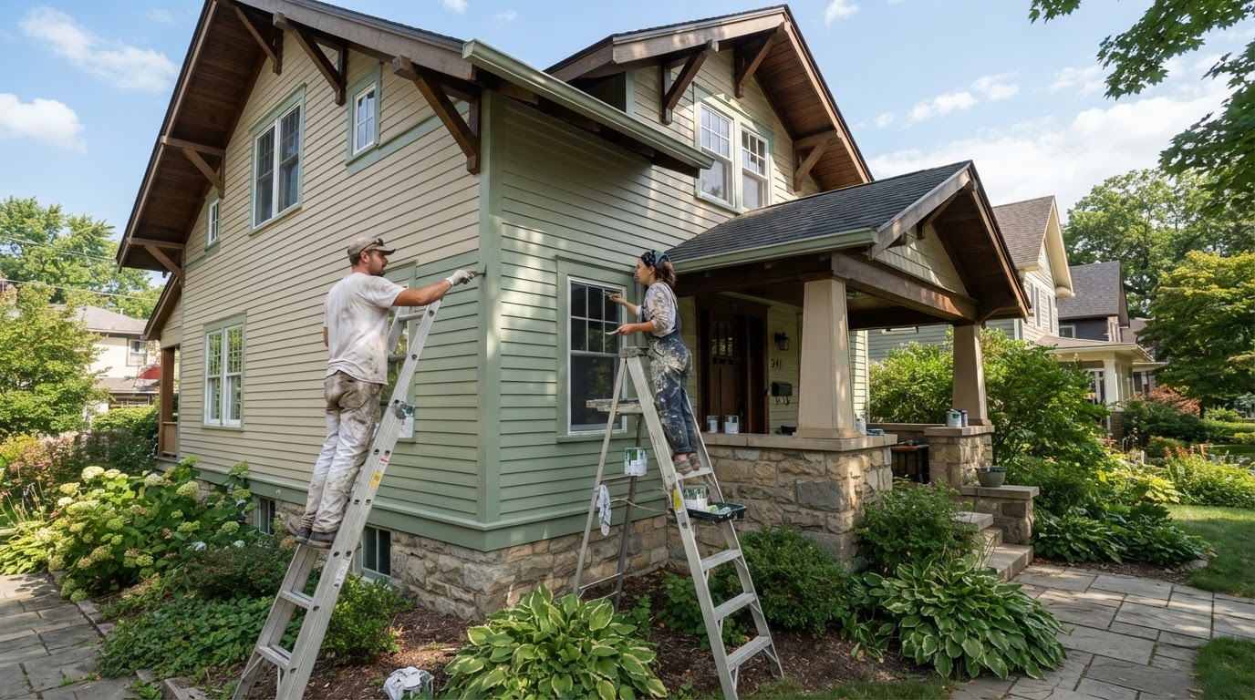 Planning a Full Exterior House Painting Project From Start to Finish