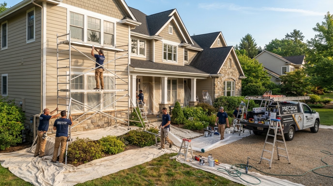 What to Expect When Working With Exterior Painting Contractors