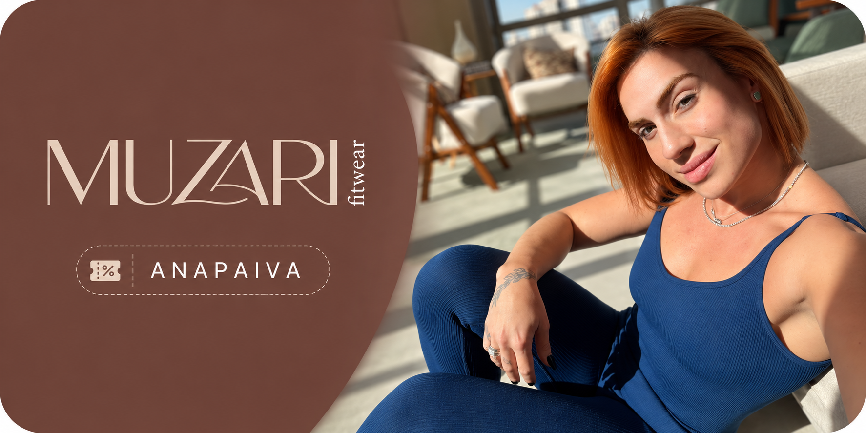 Muzari Fitwear - Moda fitness feminina com cupom ANAPAIVA