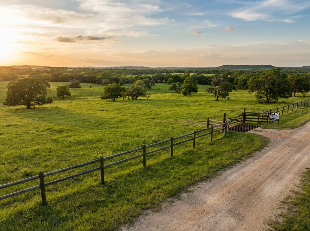 Texas acreage with road frontage