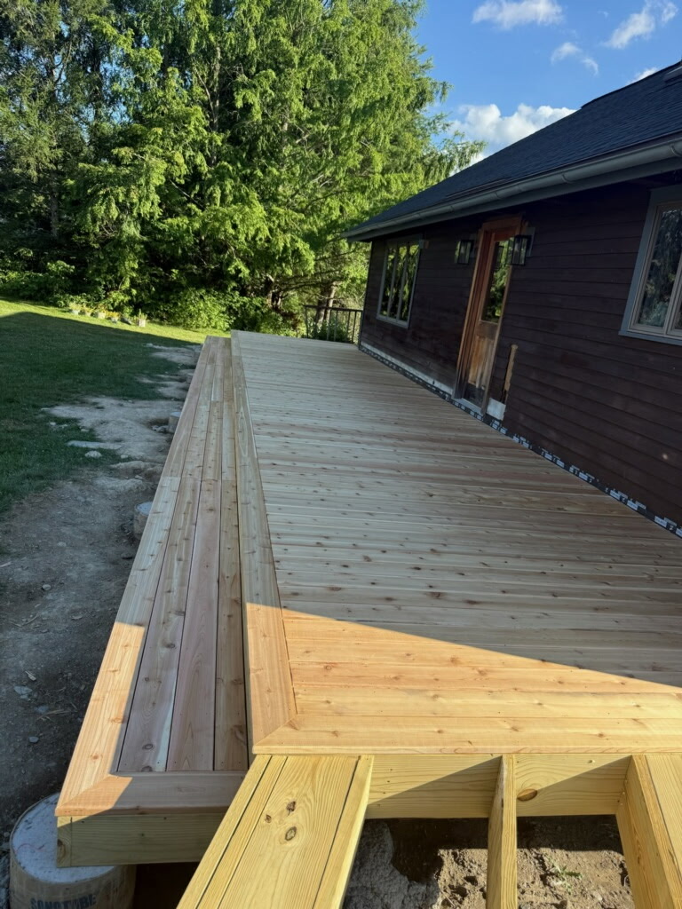 Deck renovation in Hyde Park, NY by Red Cedar Construction