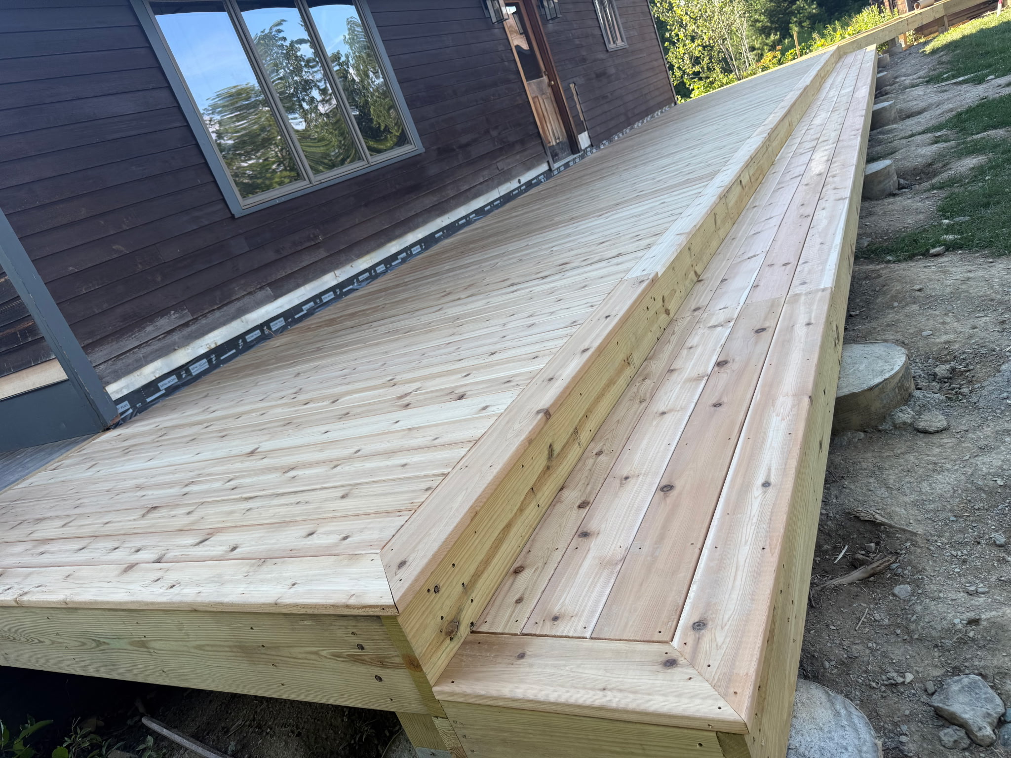 Deck renovation in Hyde Park, NY by Red Cedar Construction, photo 2