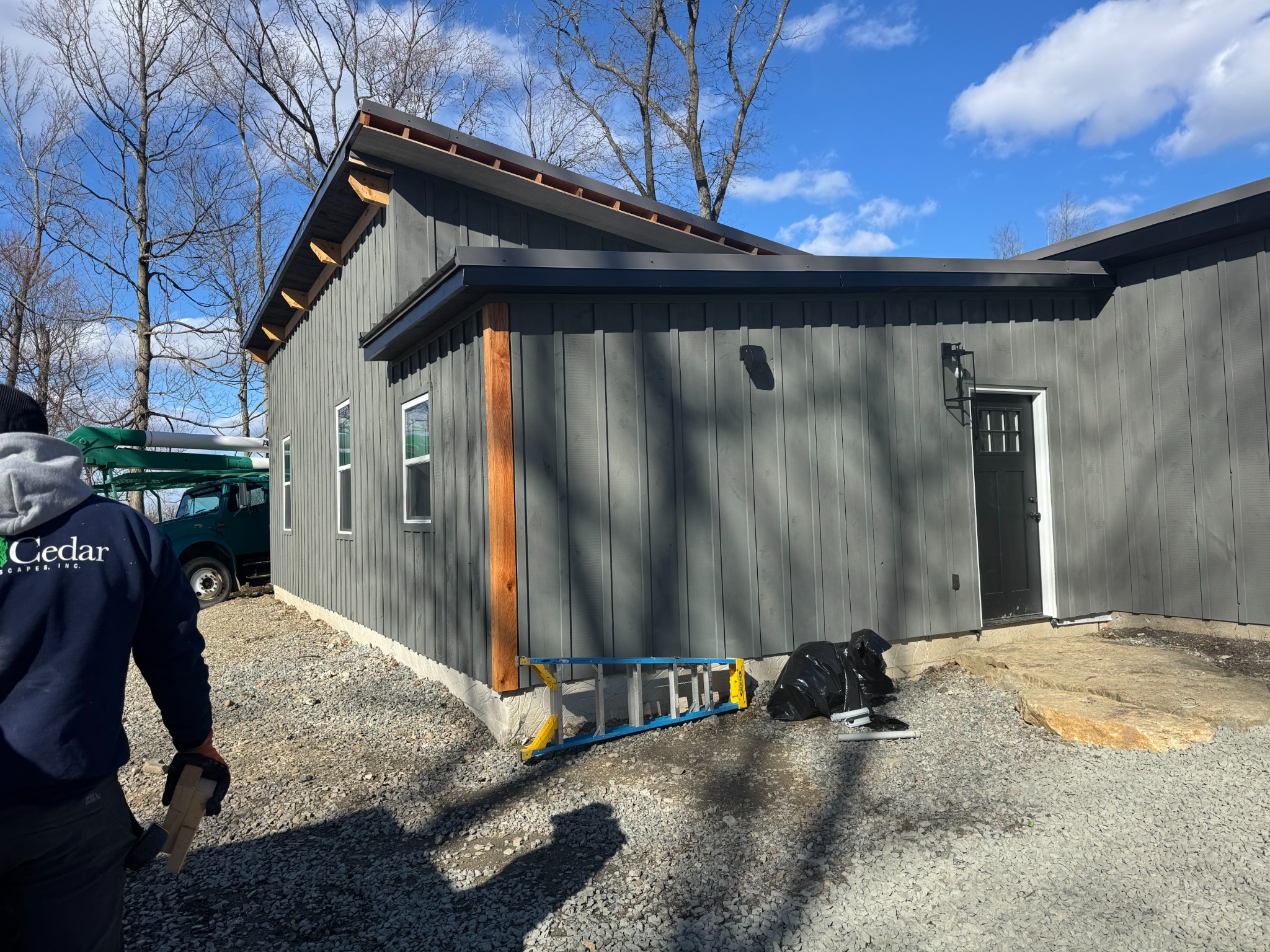 Custom guest house build in Fishkill, NY by Red Cedar Construction