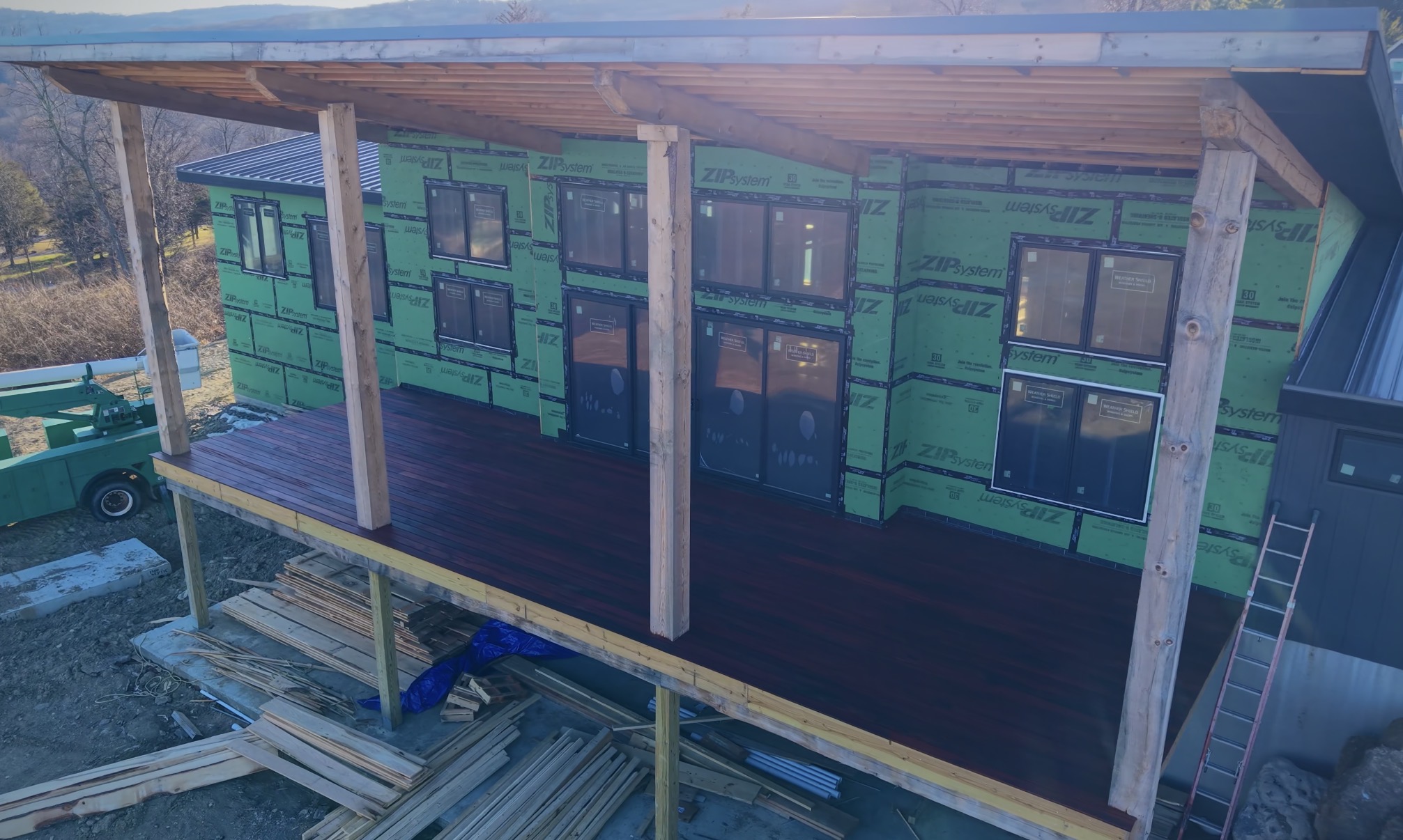 Custom deck build in Millbrook, NY by Red Cedar Construction, photo 2