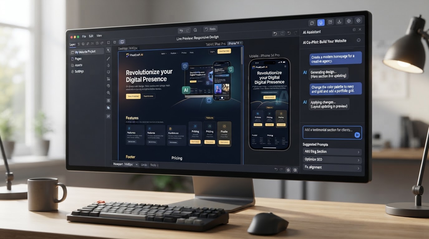 Wegic — Chatea y crea tu sitio web