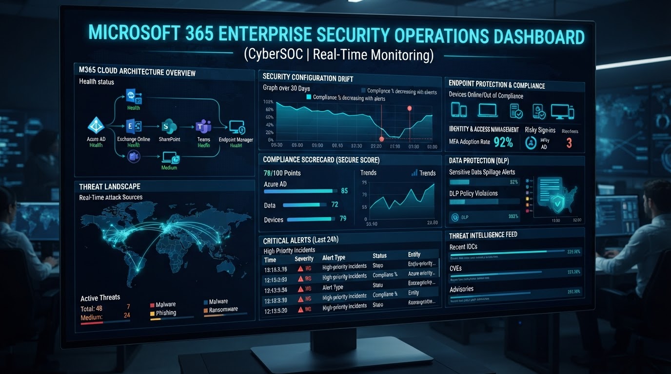 365 Authority Continuous Telemetry Dashboard