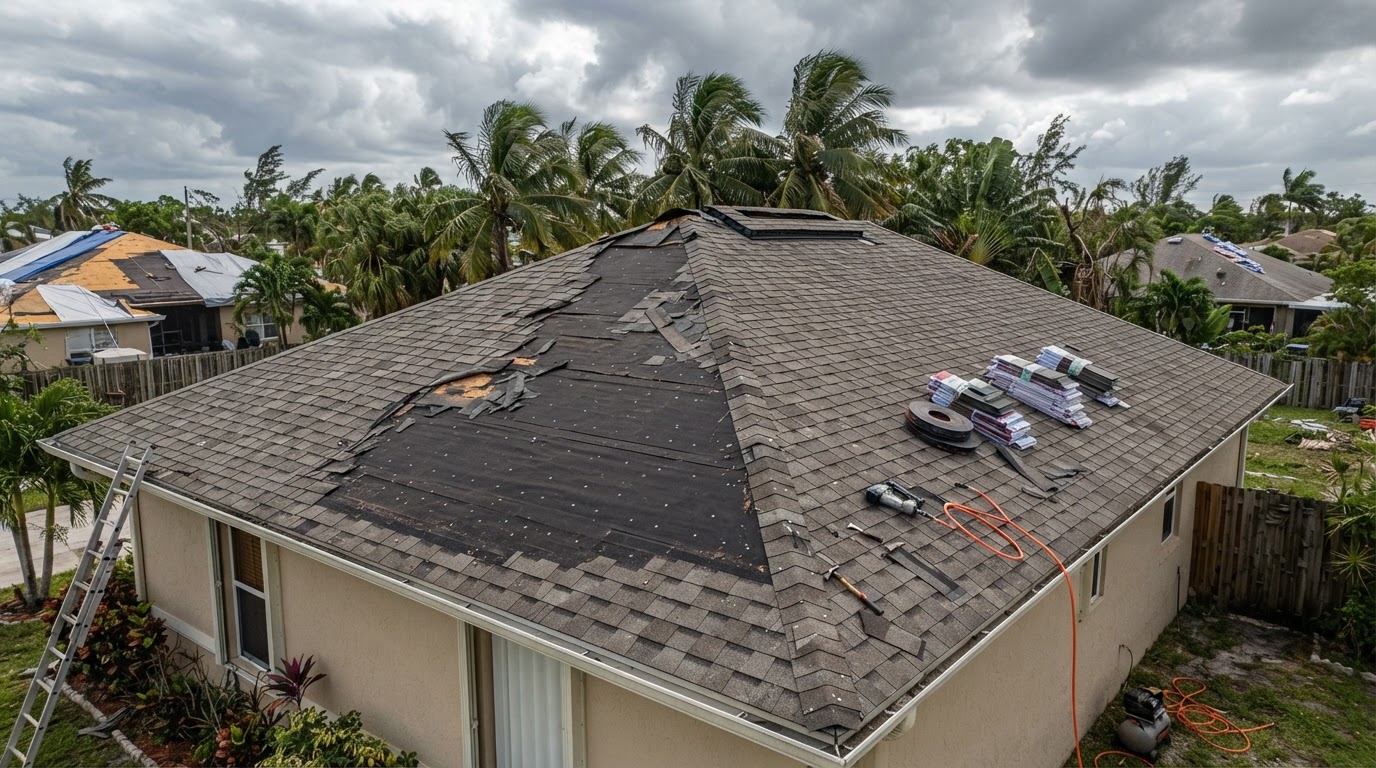 Hurricane & Storm Damage Roof Repair