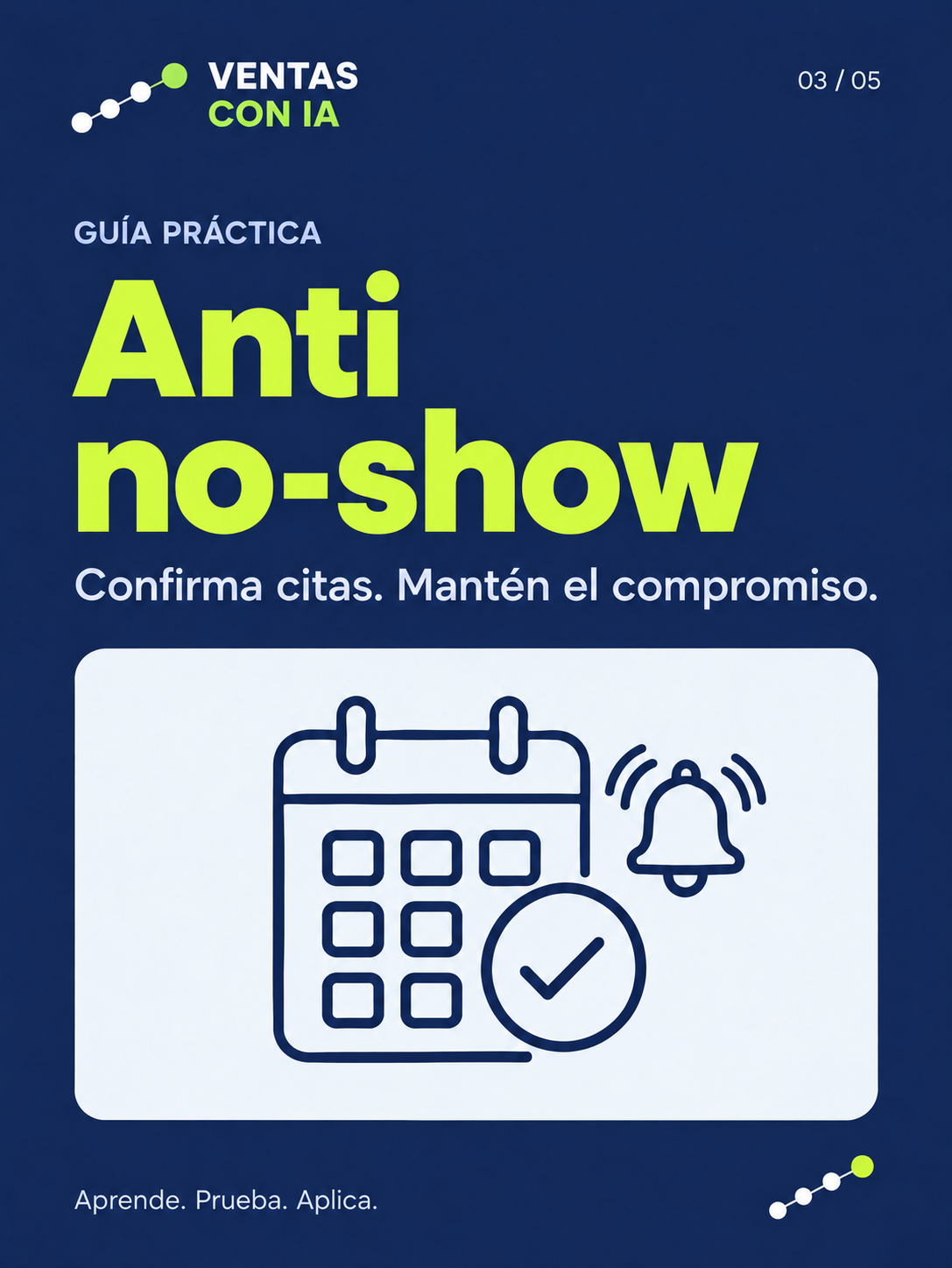Portada de la guía Anti no-show