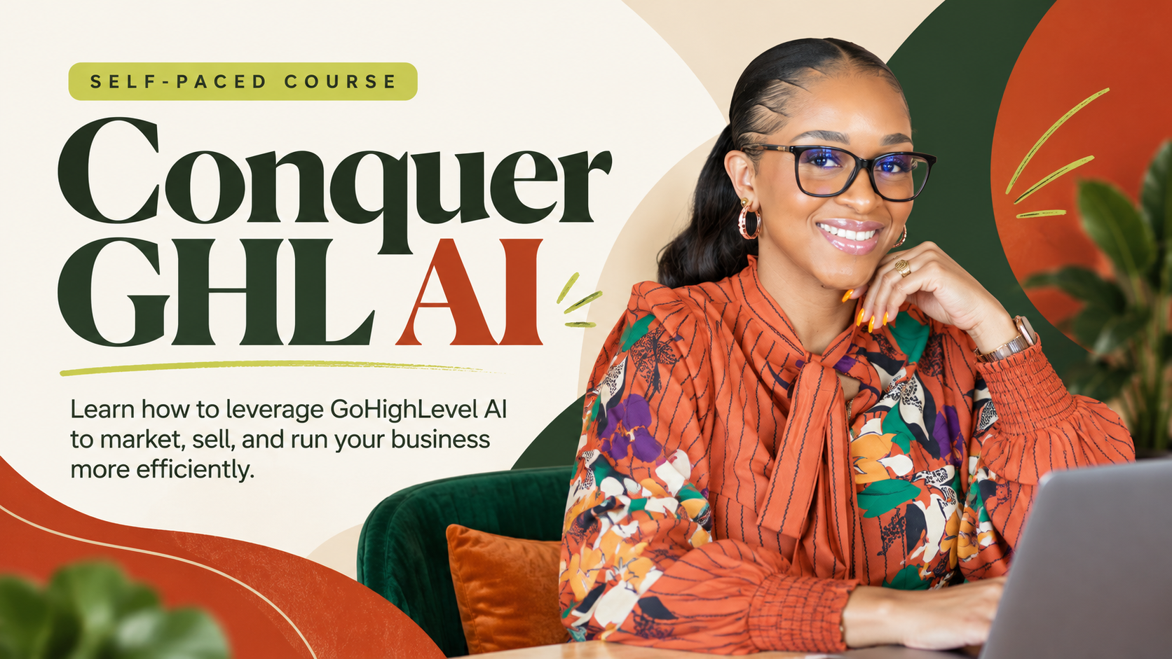 Conquer GHL AI™ self-paced training course cover with Rocky Rockett