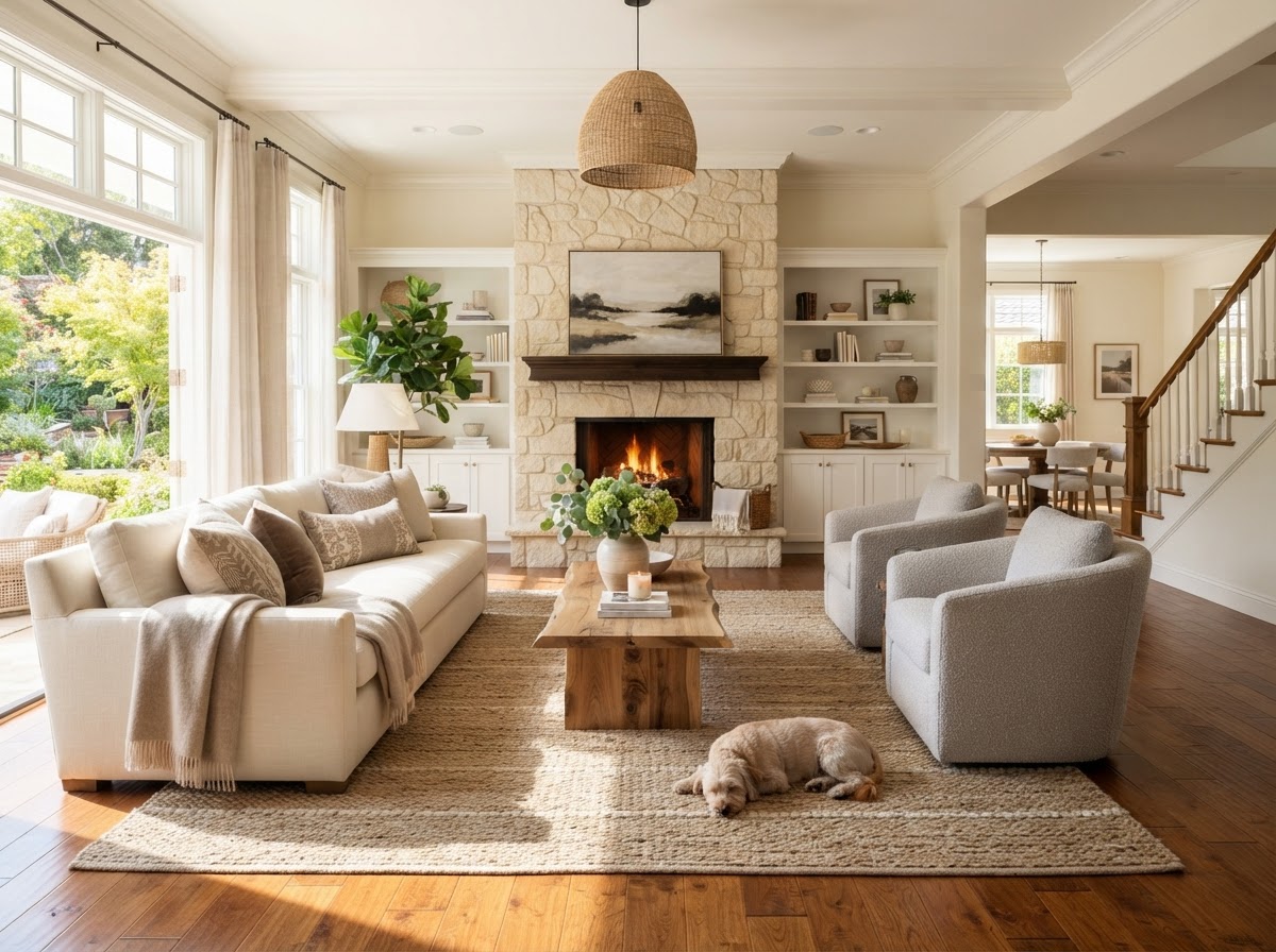 Interior of a single-family home