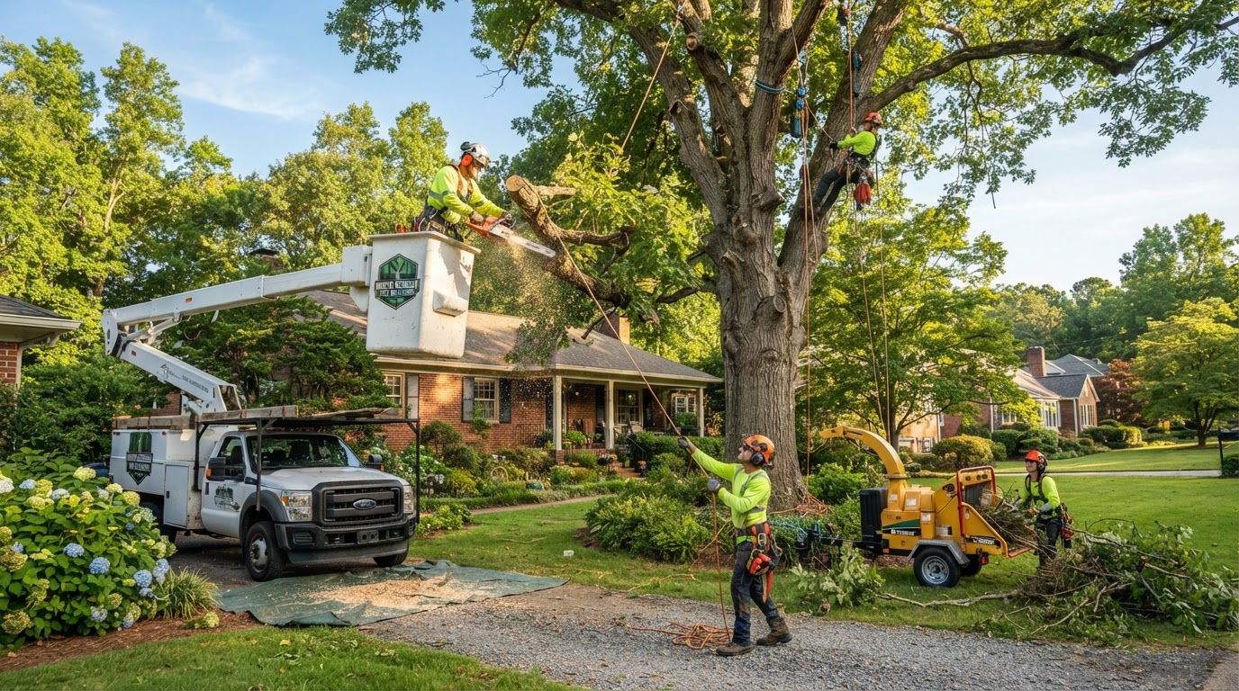 Heavens Gate Tree Removal Arborist Team at Work