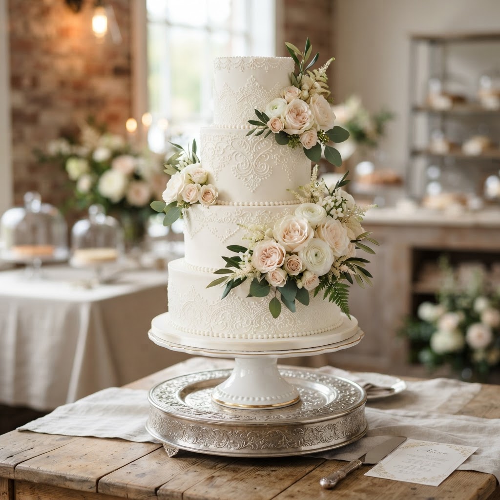 Wedding cake by The Sweet Life Bakery