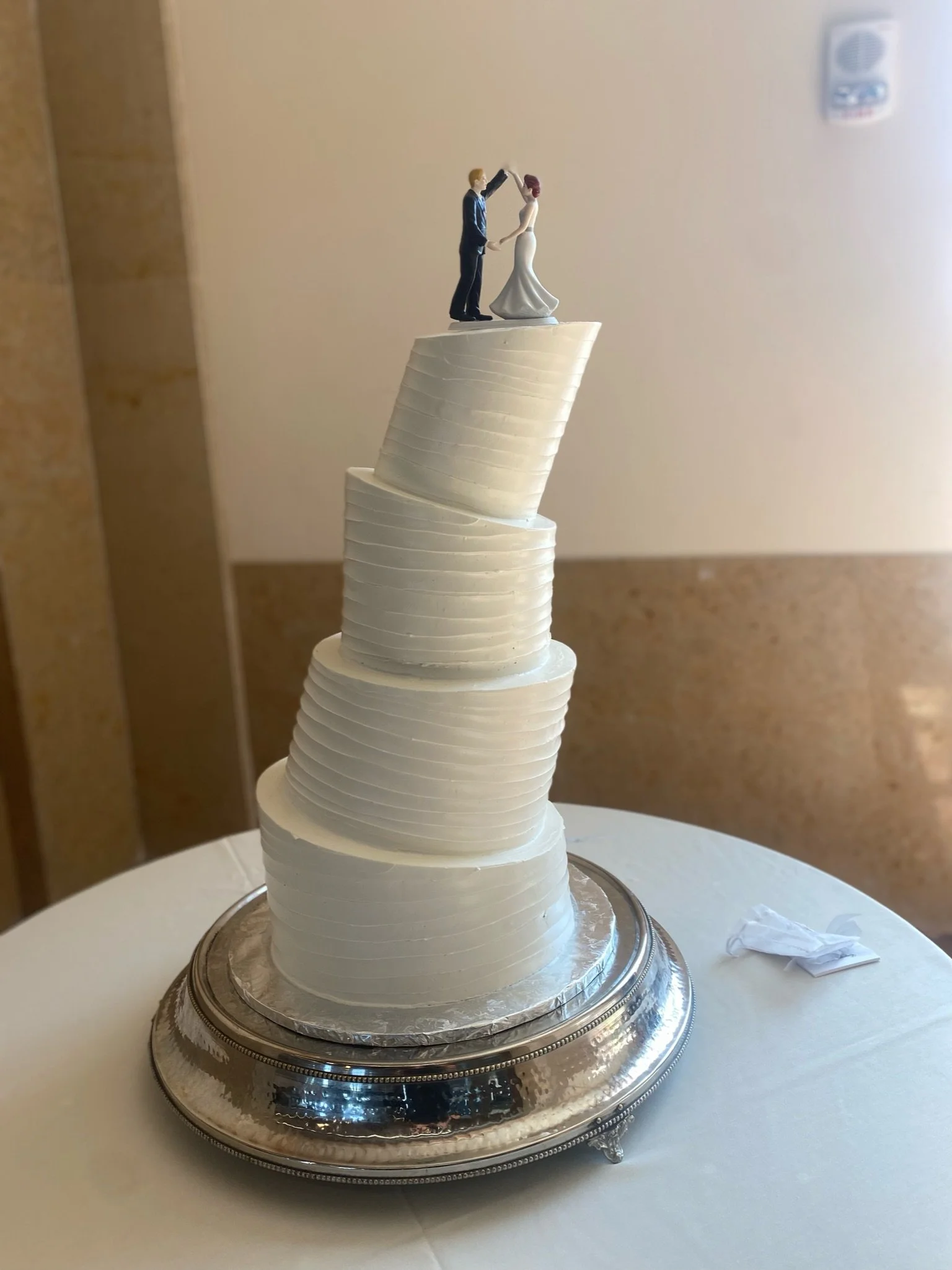 Whimsical Tilted Modern Cake