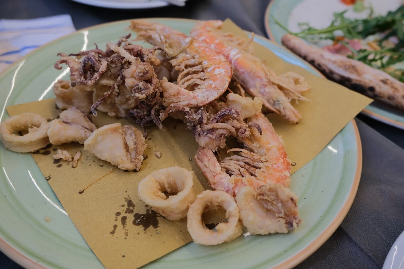 Frittura Mista di Calamari e Gamberi