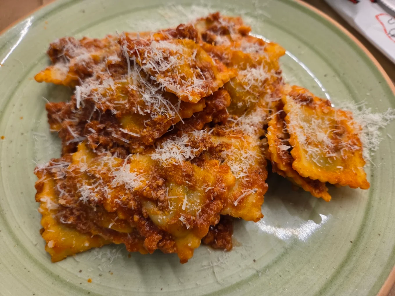 Ravioli Caserecci al Ragù Tradizionale