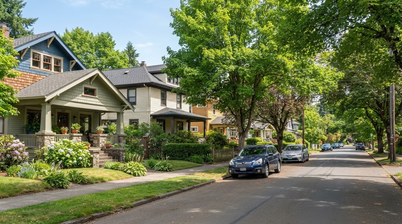 Representative residential property in Portland, OR