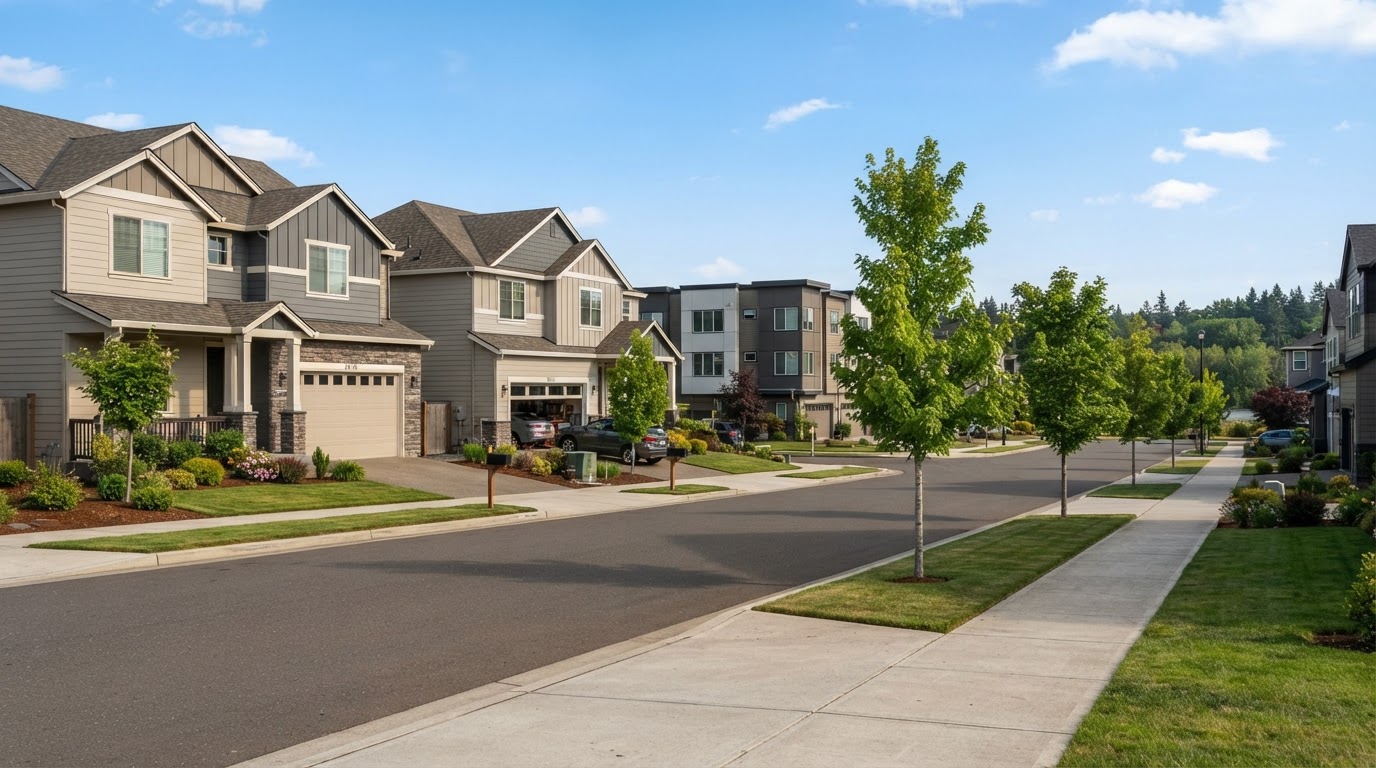 Representative residential property in Wilsonville, OR