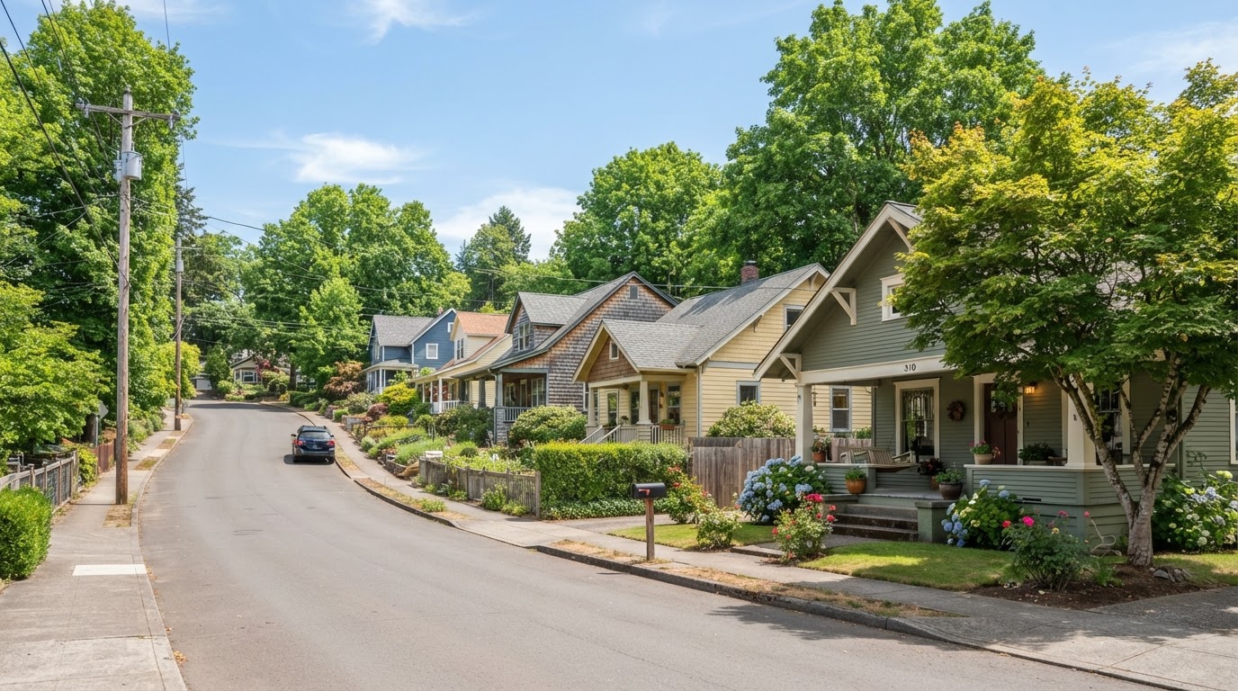 Representative residential property in Silverton, OR