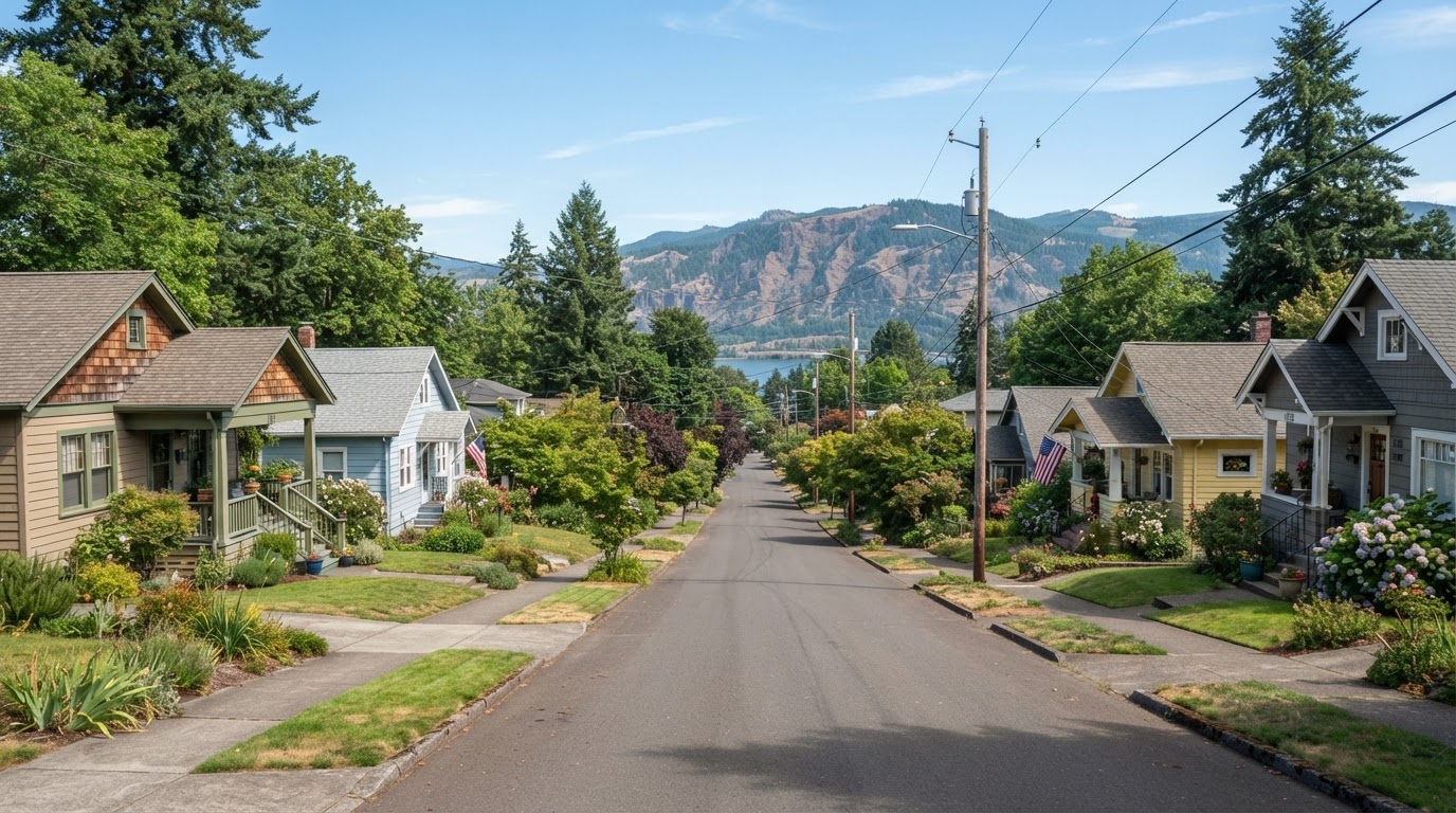 Representative residential property in Hood River, OR