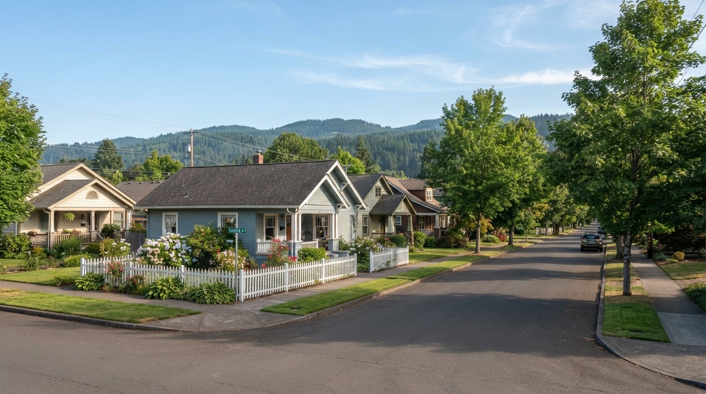 Representative residential property in Troutdale, OR
